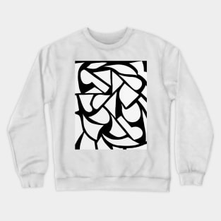 Mono geometric silhouettes 1   MGS1 Crewneck Sweatshirt